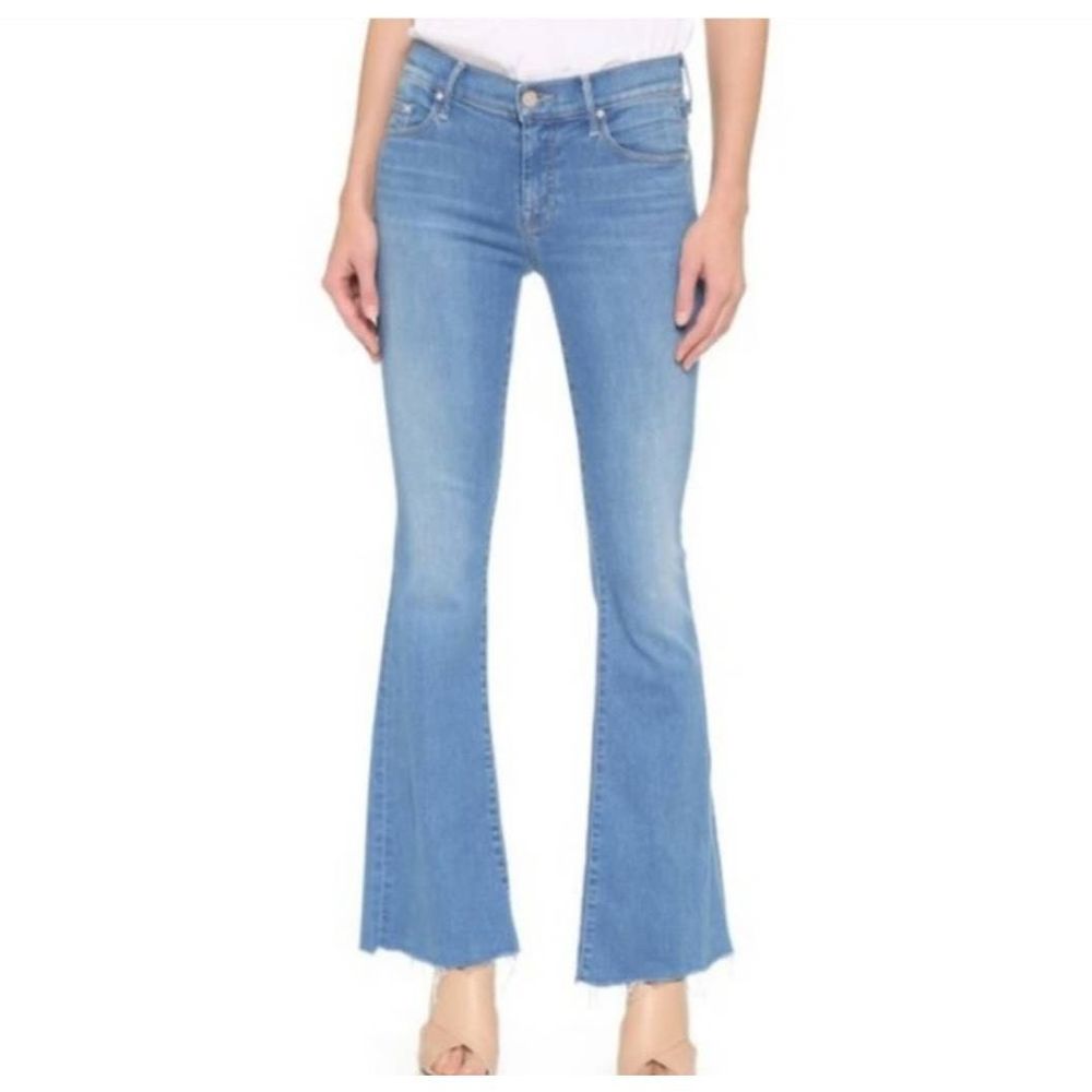 Mother The Weekender Fray Jeans in Chill Wash sz 29